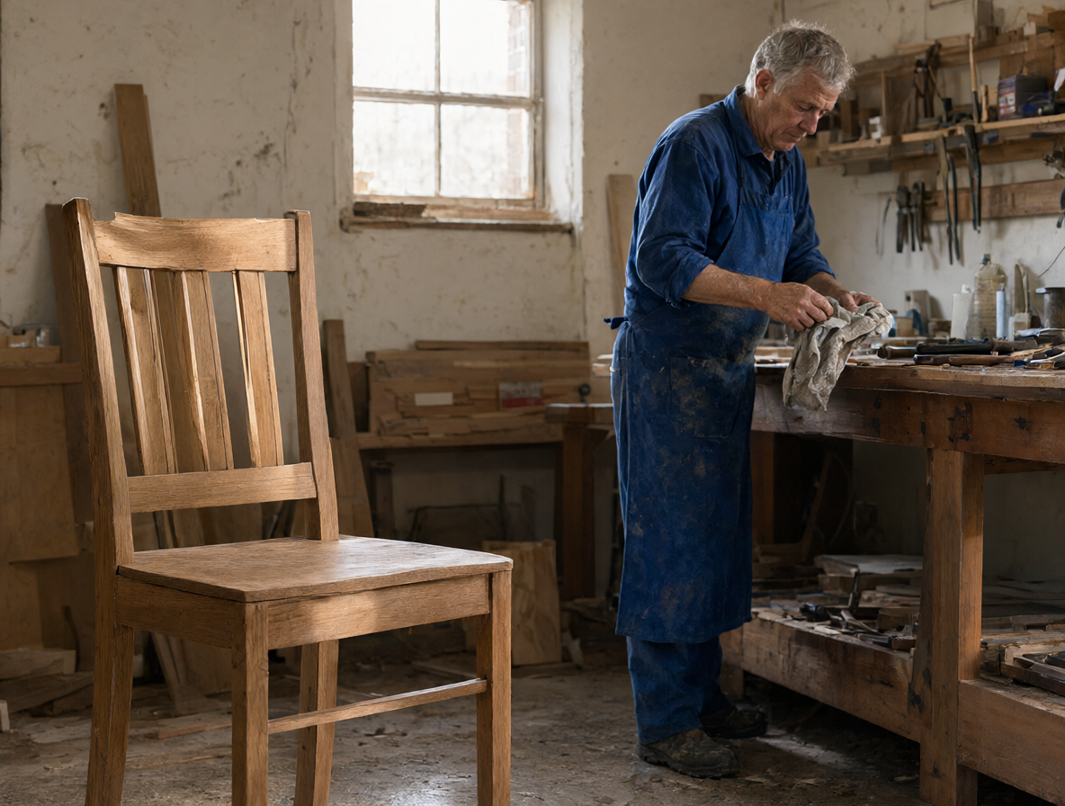 The First Chair Repaired After the Flood