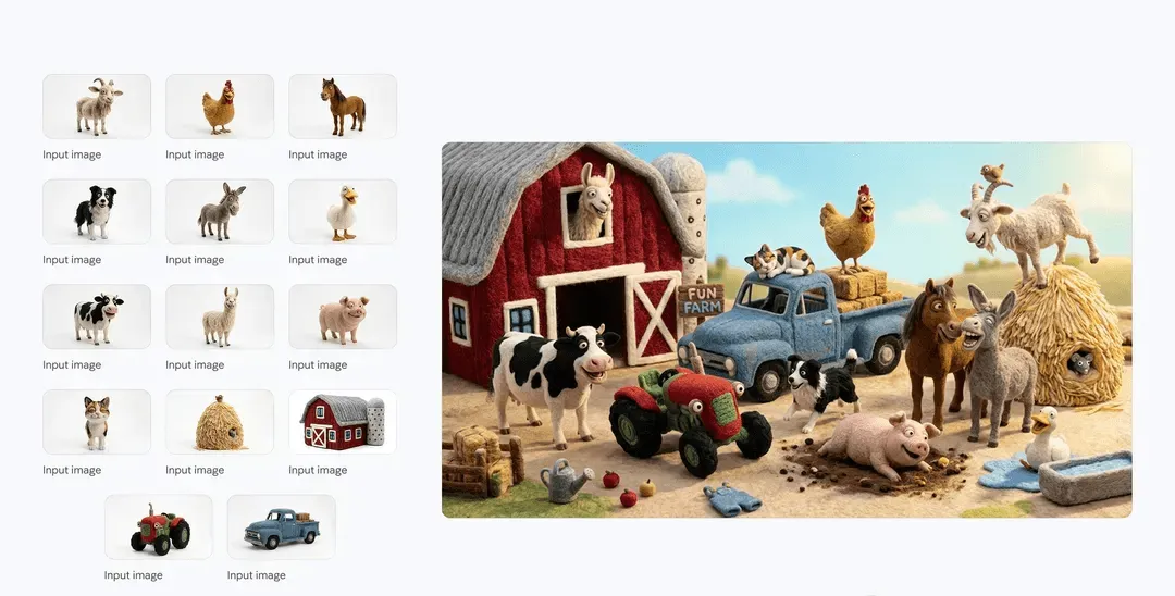 Nano Banana 2 multi-image composition example